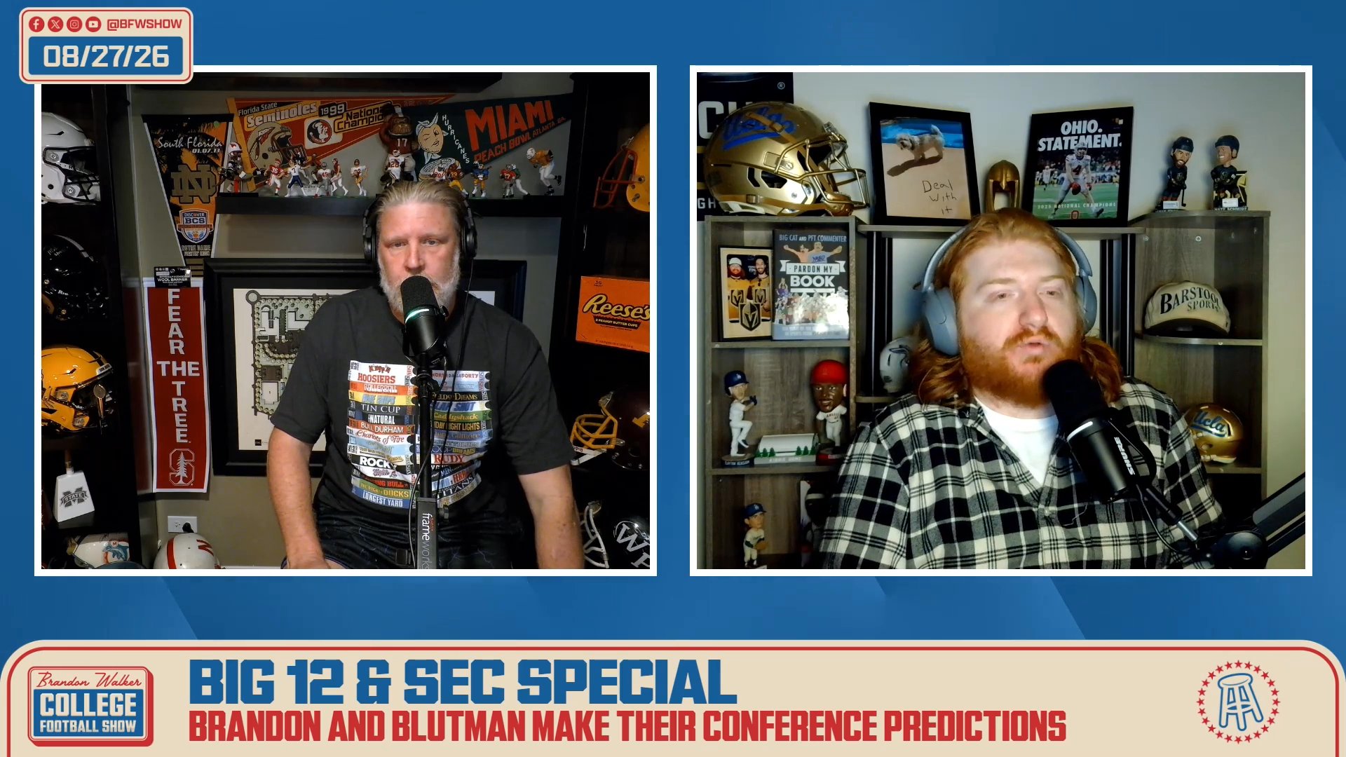 SEC & Big 12 Predictions + 1 on 1 with David Pollack | The BFW Show 8.27.26