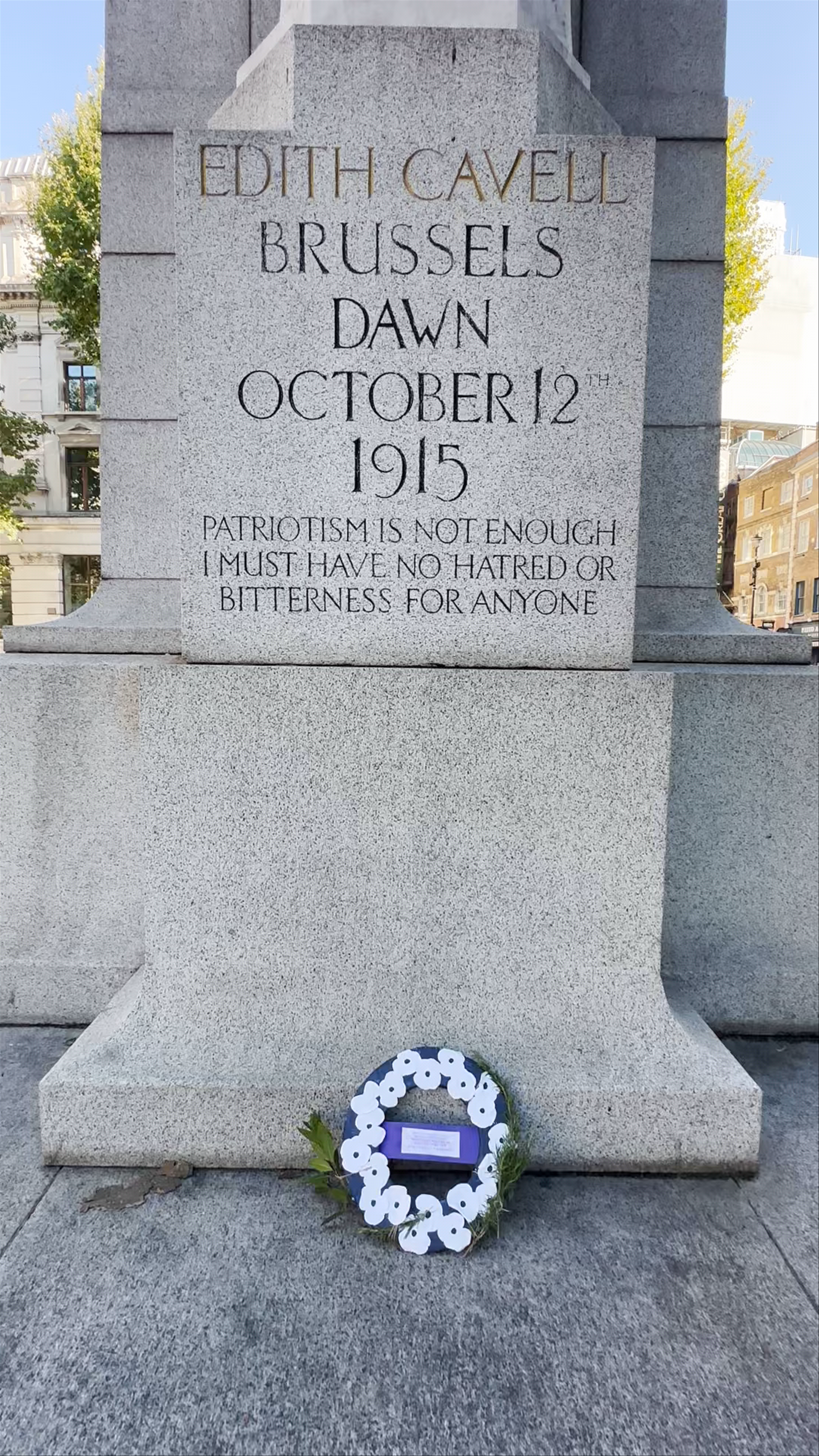 Edith Cavell Memorial: A Tribute to Courage in London