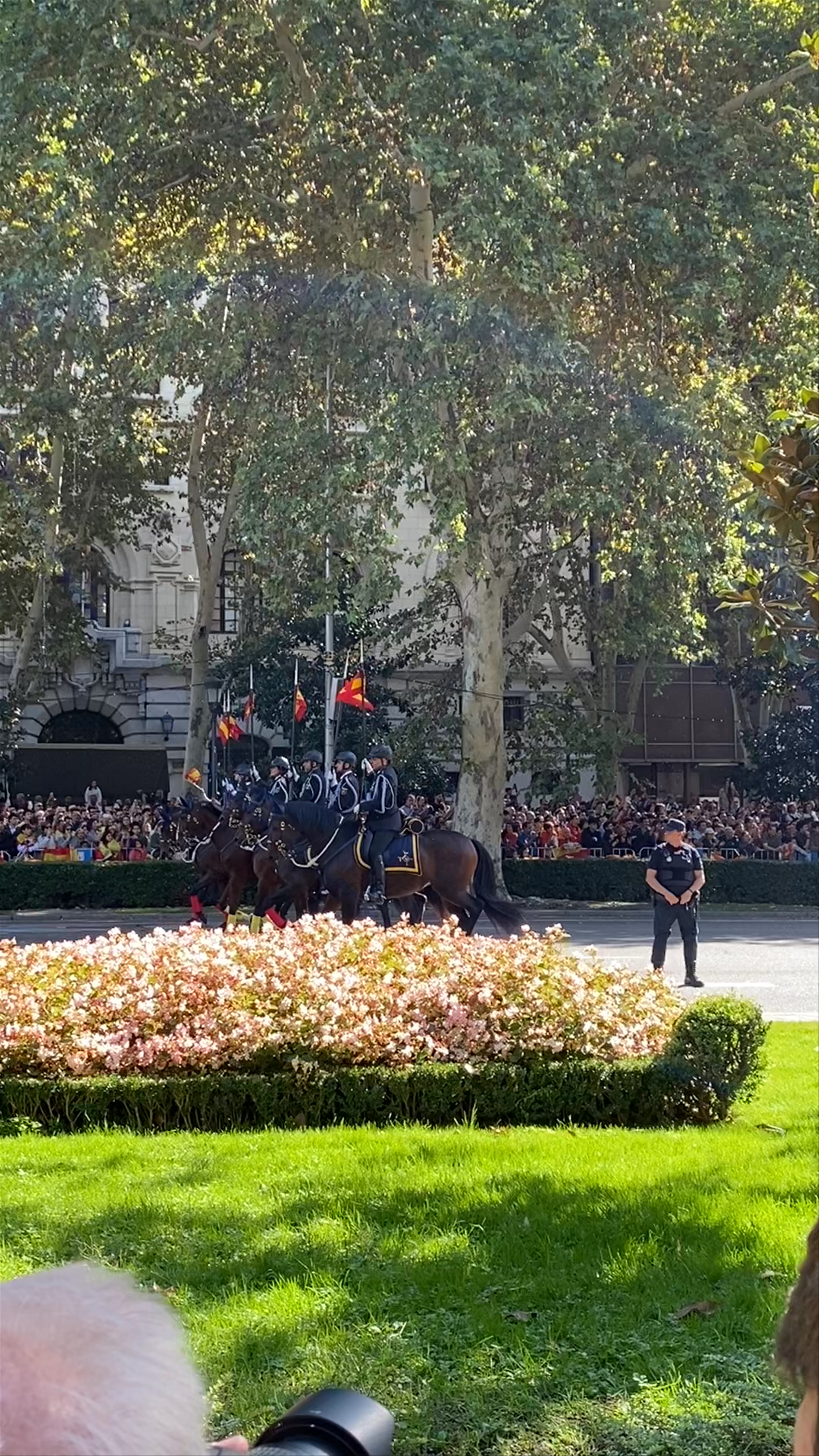 Military Parade and Aerobatic Display at Paseo del Prado, Madrid
