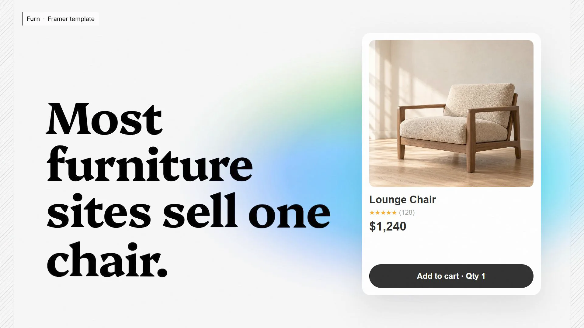 Quick/Not-so-quick video exploration of my latest template: Furn. How generic does this feel?