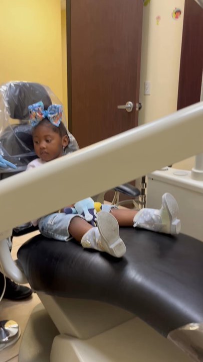 Dental Land - Not a scary bone in her body - Pediatric Dentists Near Me - Pasadena, Texas