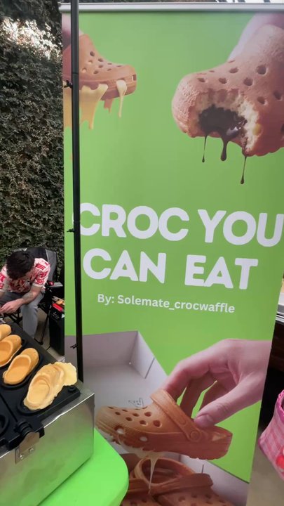 Asia Times Square - Croc Waffle Stand - Shopping Centers Near Me - Grand Prairie, Texas