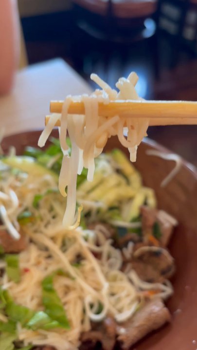 Viet Phomula - overcooked noodles in a bun noodles bowl - Vietnamese Near Me - Monrovia, California