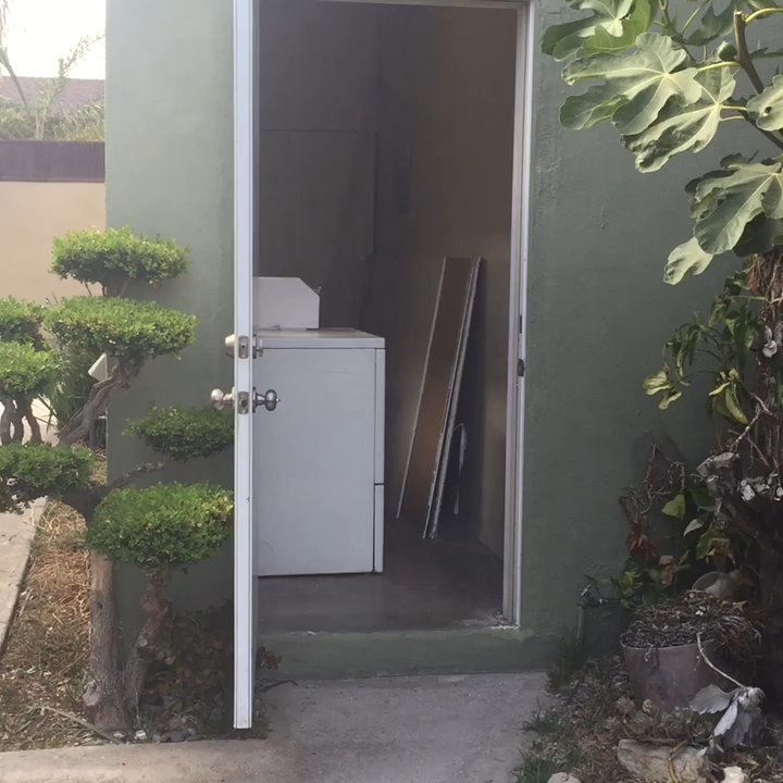 Samsa Management - laundry room/storage by the construction workers against our wishes. Filthy! - Property Management Near Me - Los Angeles, California