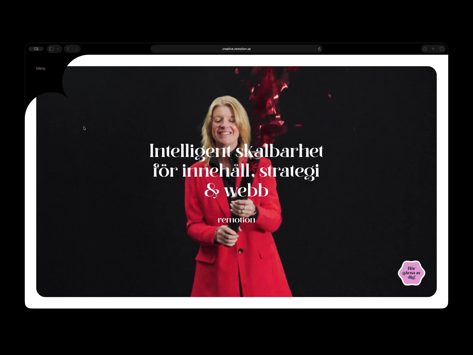 Thumbnail for creative.remotion.se/, a Framer Experts site by Totte Annerbrink.