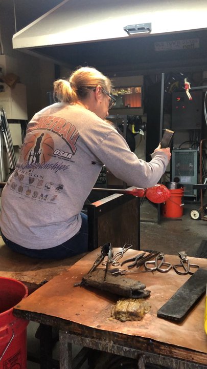 Gorge Glashaus - Art in process - Glass Blowing Near Me - Troutdale, Oregon