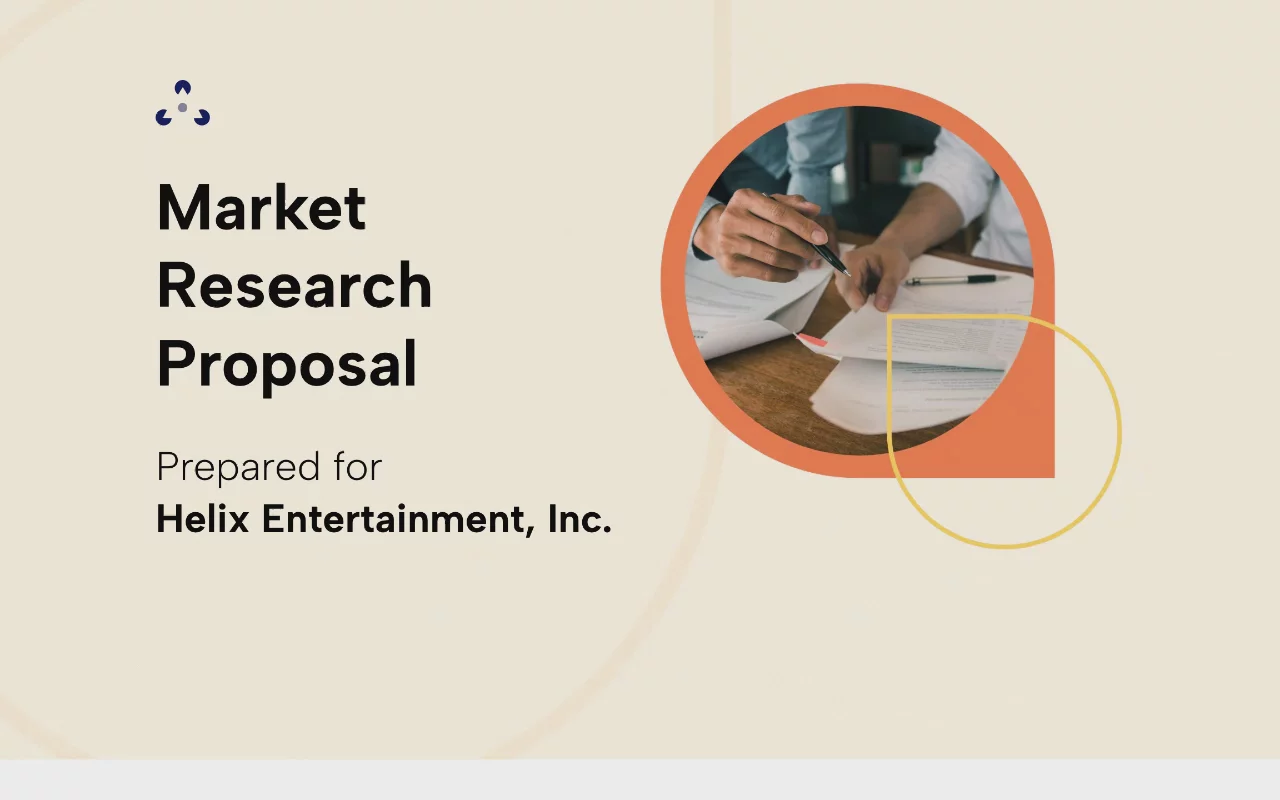 Preview of Market Research Proposal Template