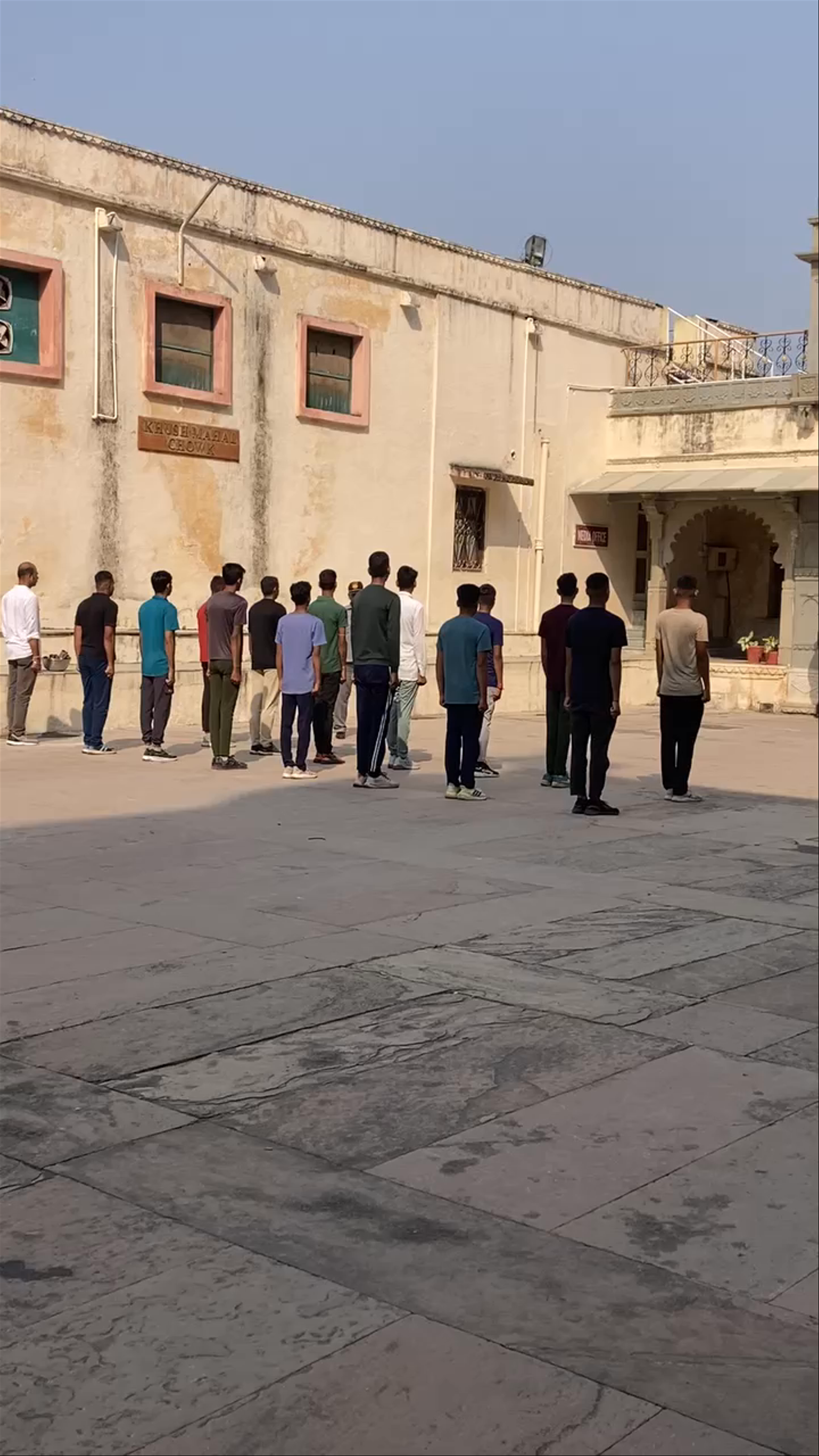 Morning Drill at City Palace, Udaipur: Tradition Meets Discipline
