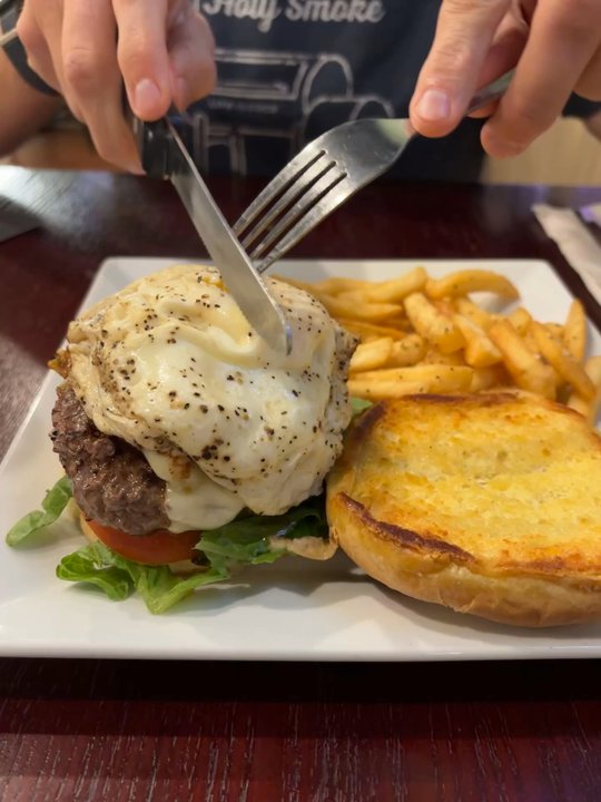 Tavern 6 Two 1 - Perfectly cooked burger. - Pizza Near Me - North Smithfield, Rhode Island