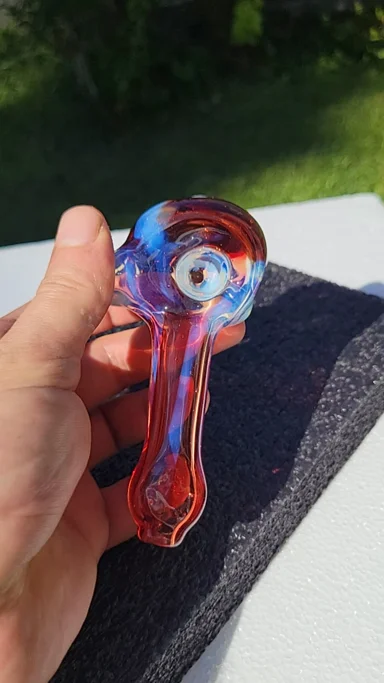 Preview pic of Color drip spoon.  Pomegranate and ghost