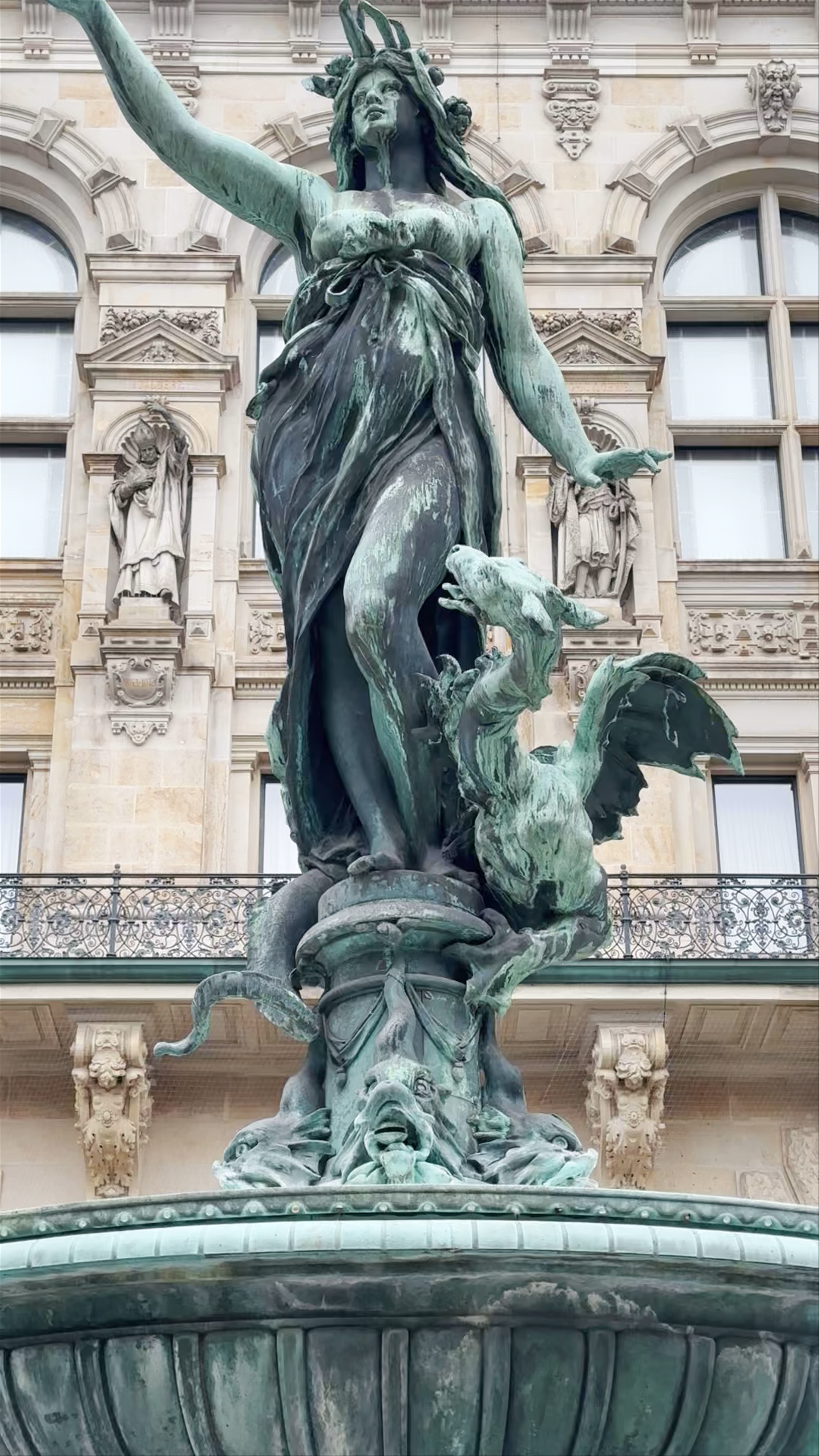 Hygieia Fountain - Historic Symbol in Hamburg, Germany