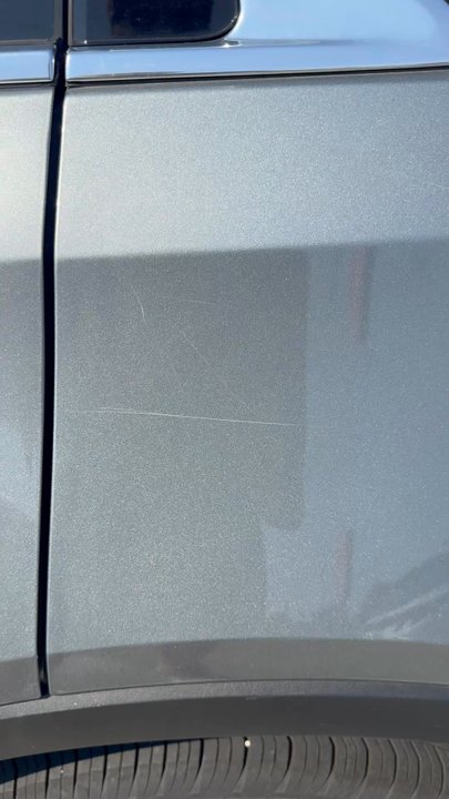 Avis Rent A Car - Showing how dirty and scratched up the car was. - Car Rental Near Me - Morrisville, North Carolina