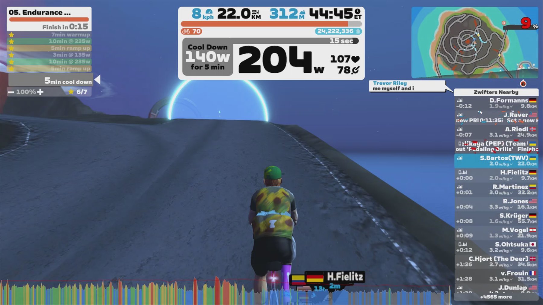 Zwift - 05. Endurance Ascent in Watopia