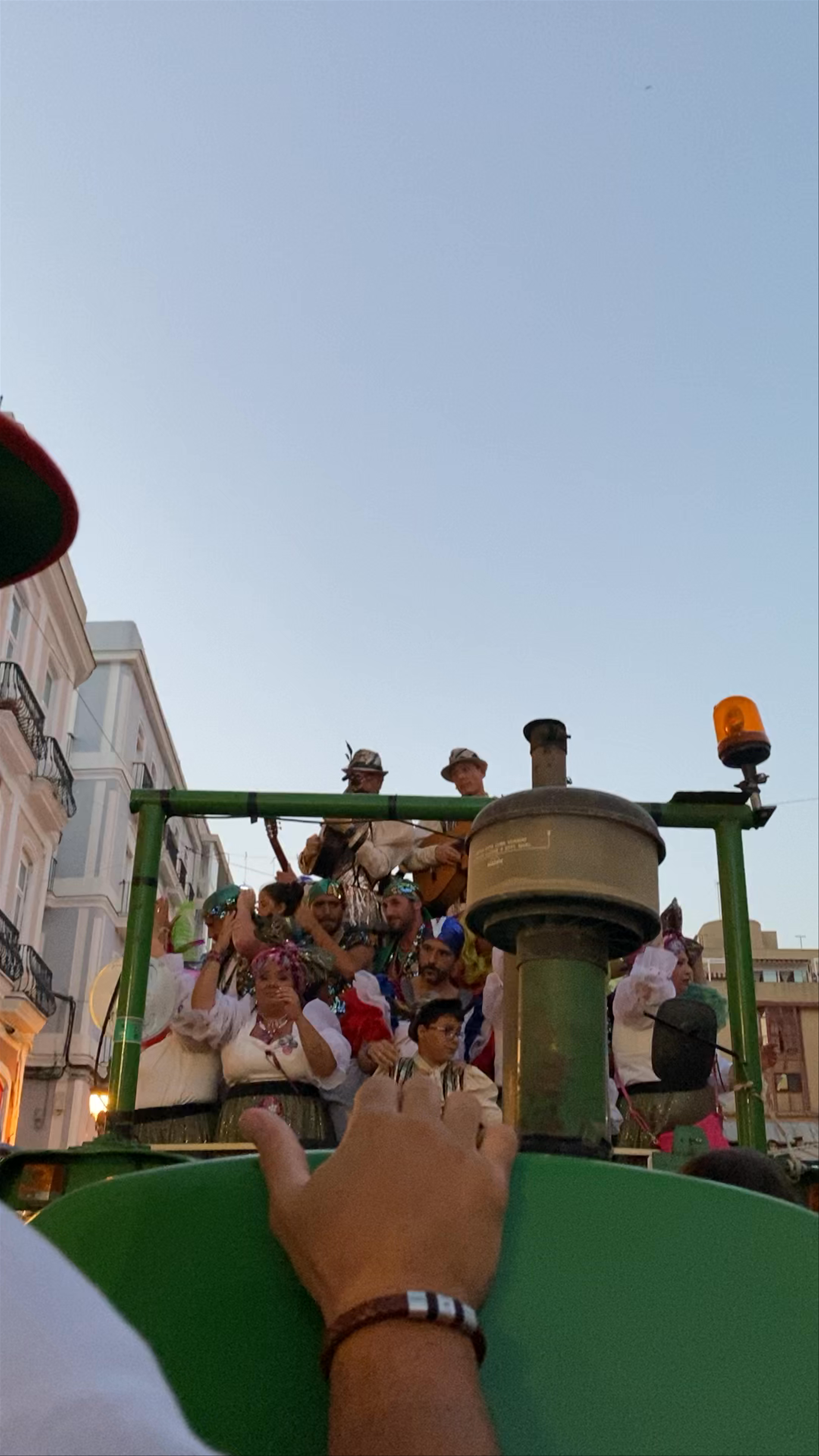 Vibrant Fiesta at Plaza de la Libertad, Cádiz