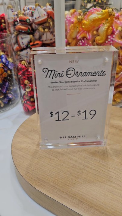 Balsam Hill Studio - Mini ornaments! - Gift Shops Near Me - Honolulu, Hawaii