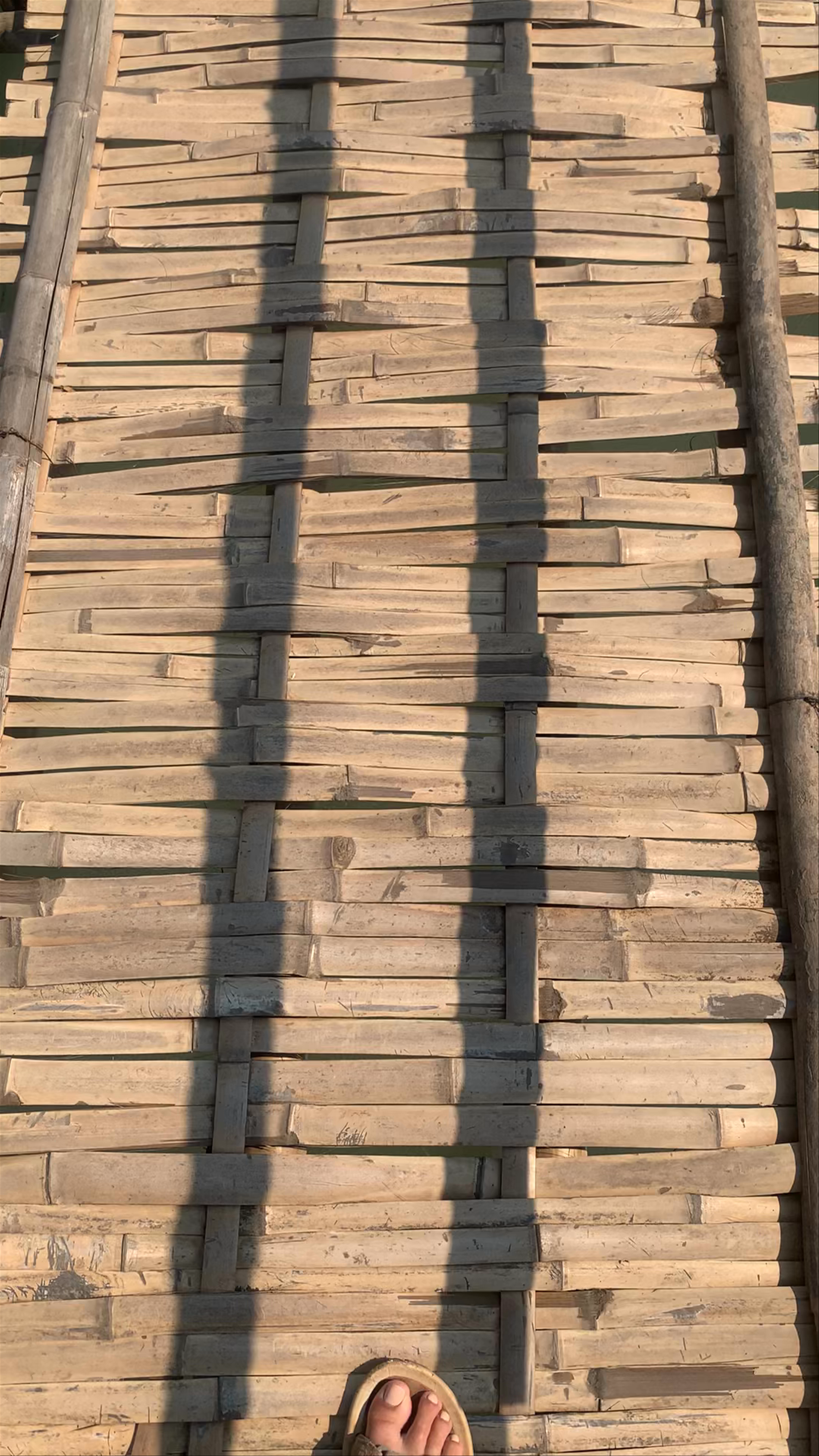 Bamboo Bridge Gate Walk in Luang Prabang, Laos