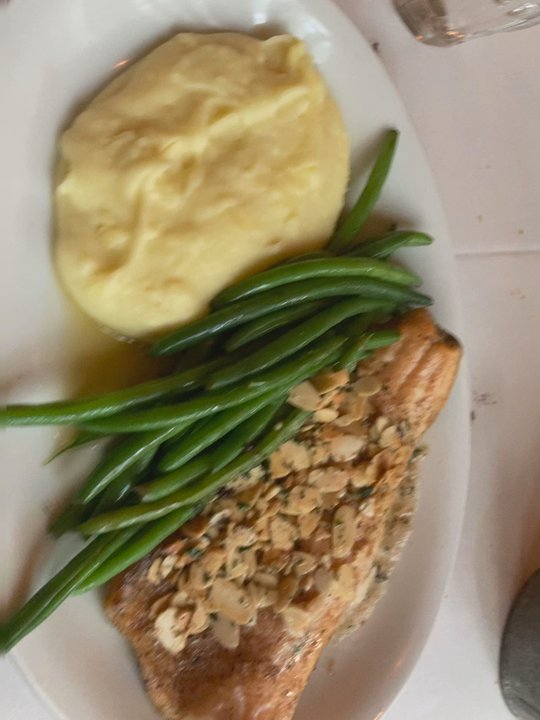 Vin Rouge - Trout Amandine - French Near Me - Durham, North Carolina