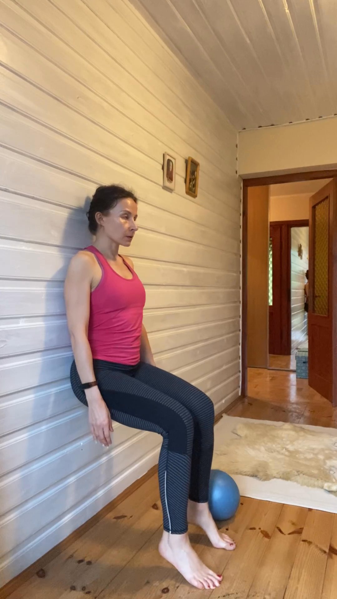 20-Minute Wall Pilates Booty Blast. Glutes Wall Workout
