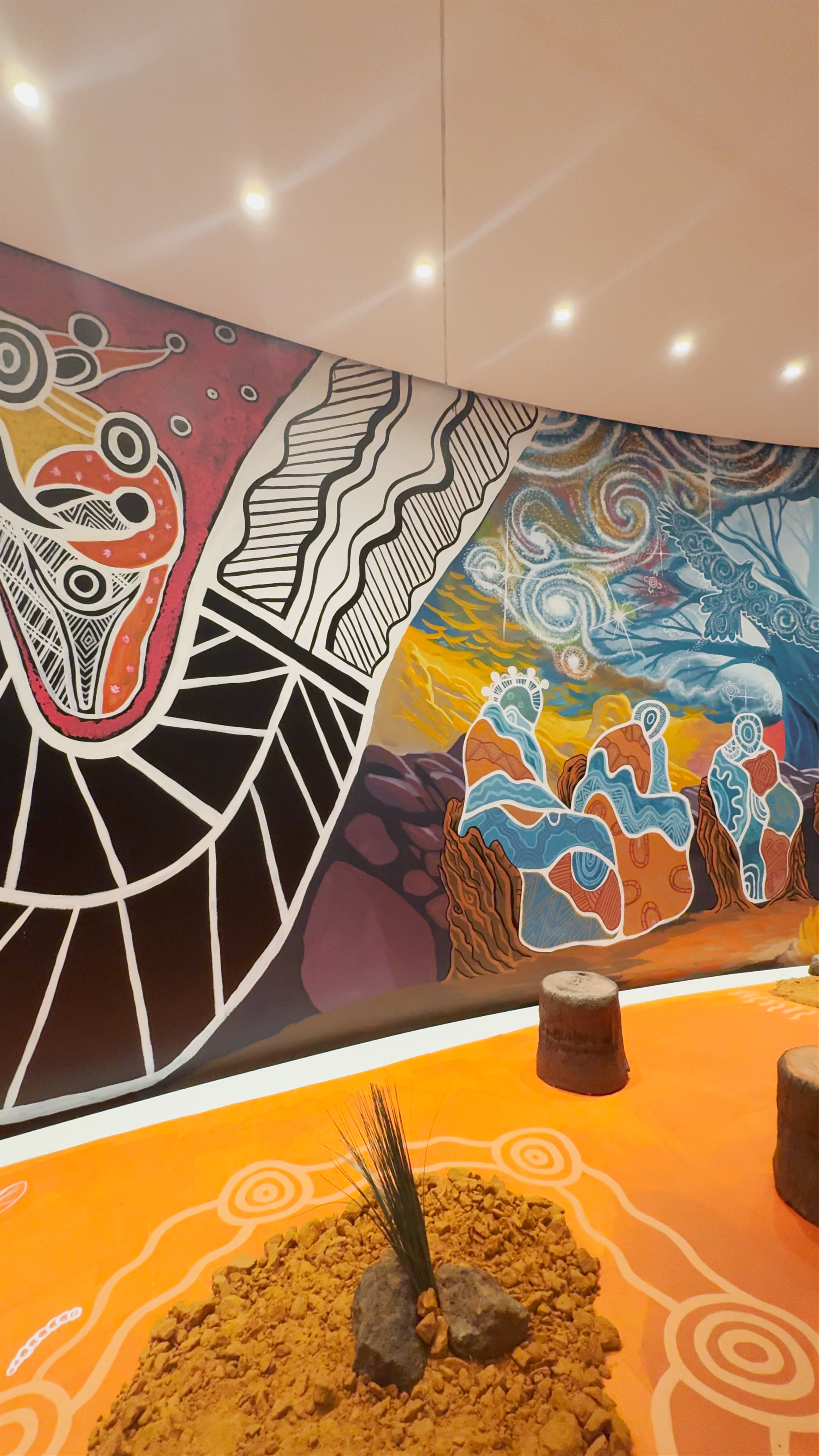 Melbourne Museum Aboriginal Art Installation Experience