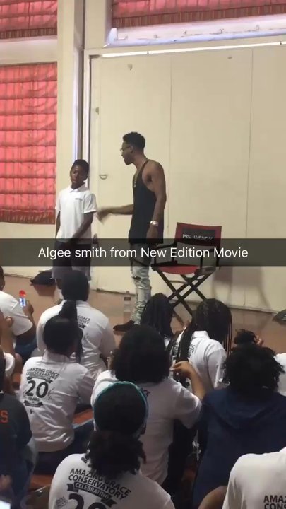Amazing Grace Conservatory - Algee Smith(New Edition movie/Detroit) came to play with us at AGC! - Performing Arts Near Me - Los Angeles, California