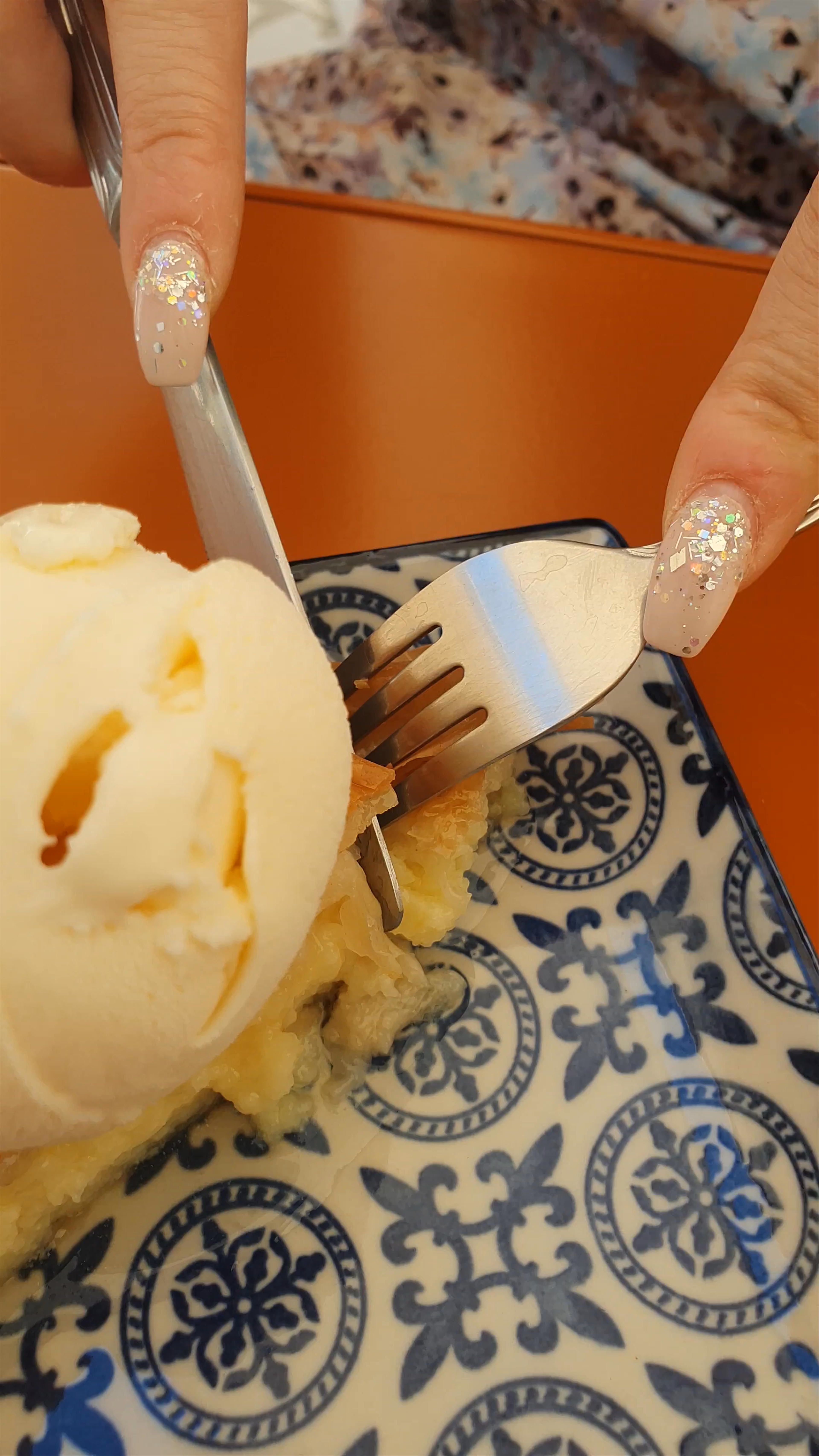 Tasting Greek Traditions: Delightful Dessert Moment in Pyrgos, Tinos