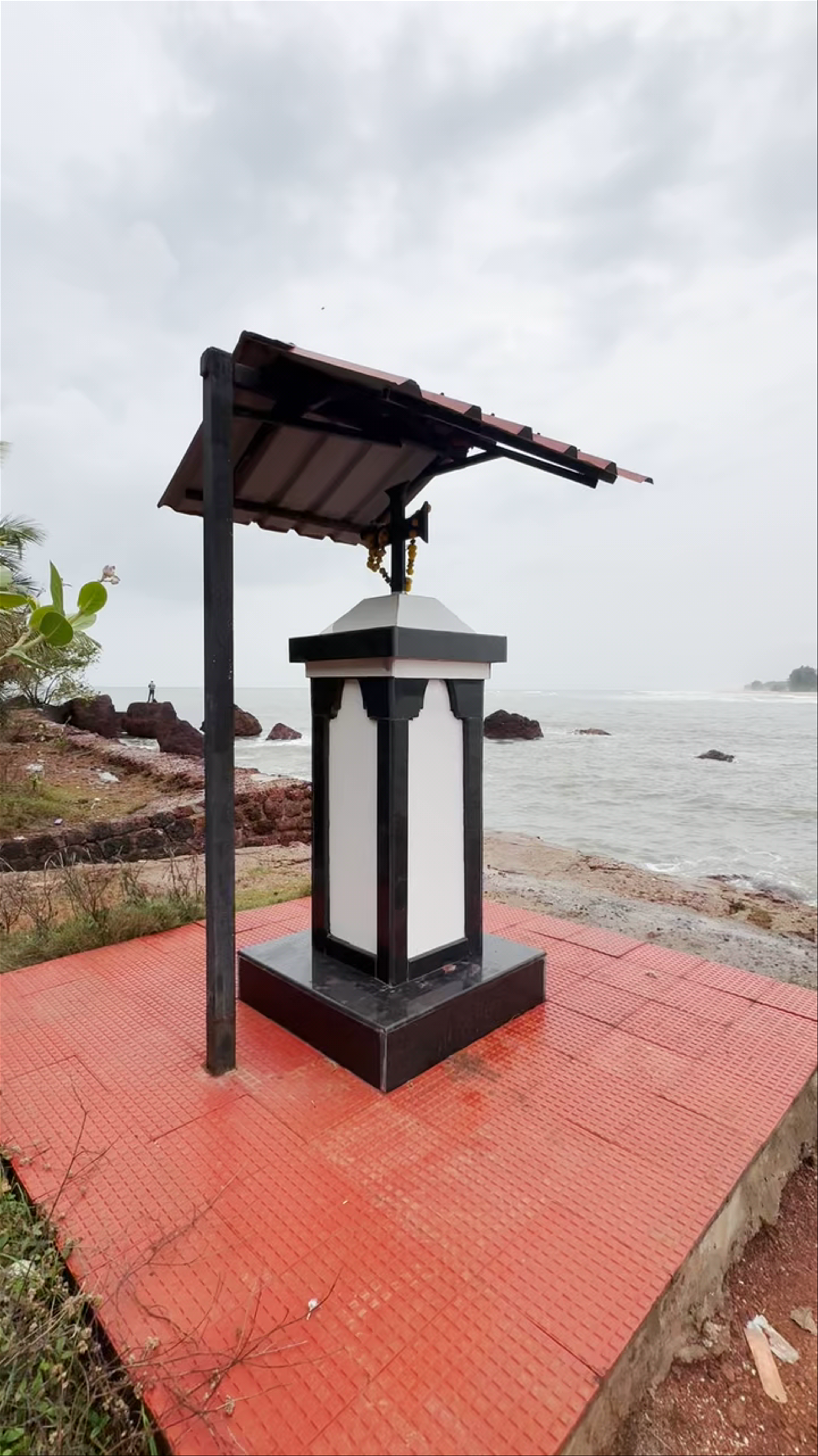 Serene Coastal Reflections at Betul Temple, Goa