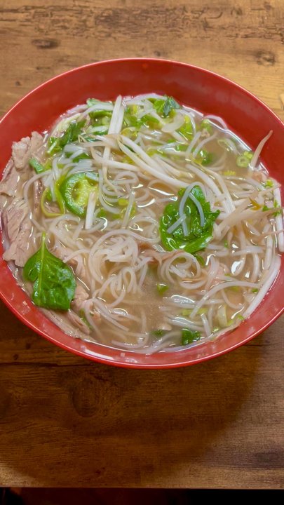 Que Huong - Rare beef and brisket- Pho Tai Gau - Vietnamese Near Me - Hartford, Connecticut