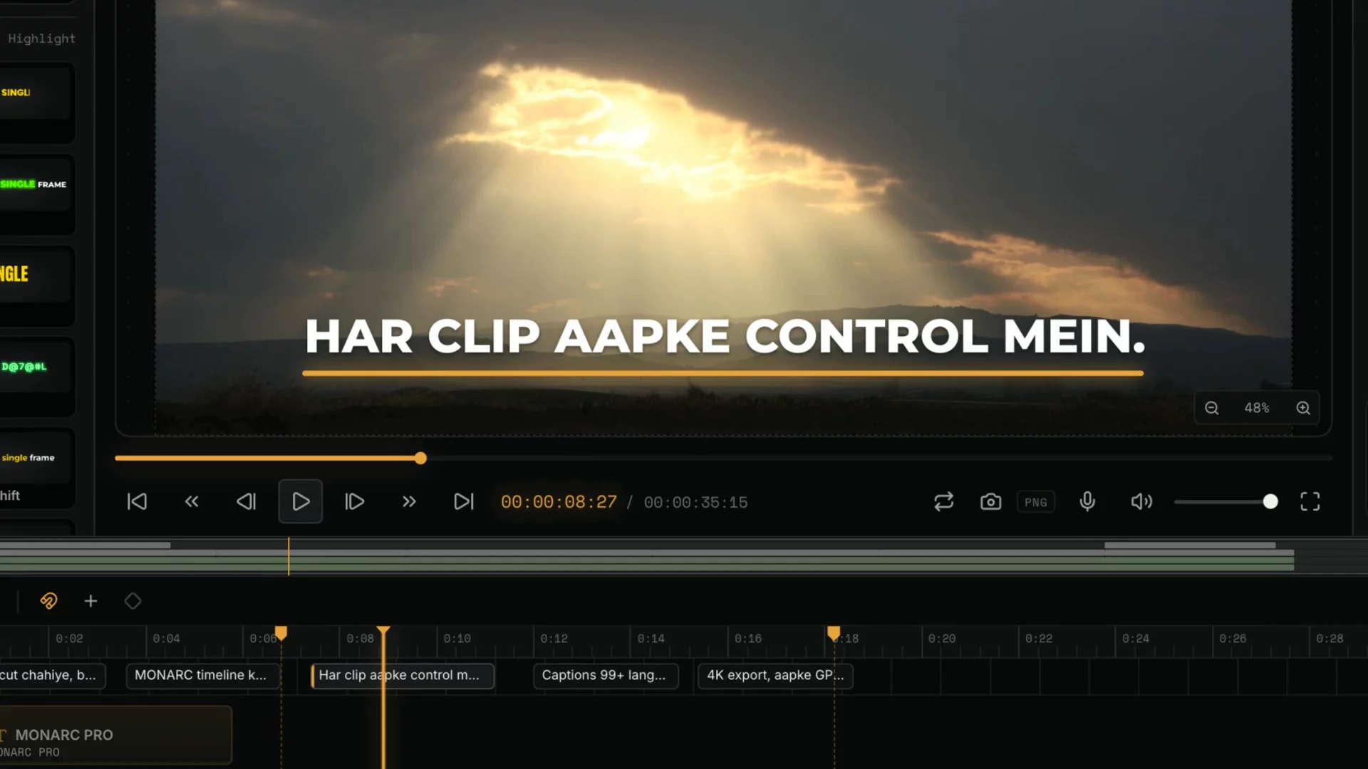MONARC PRO — The desktop video editor. image 1