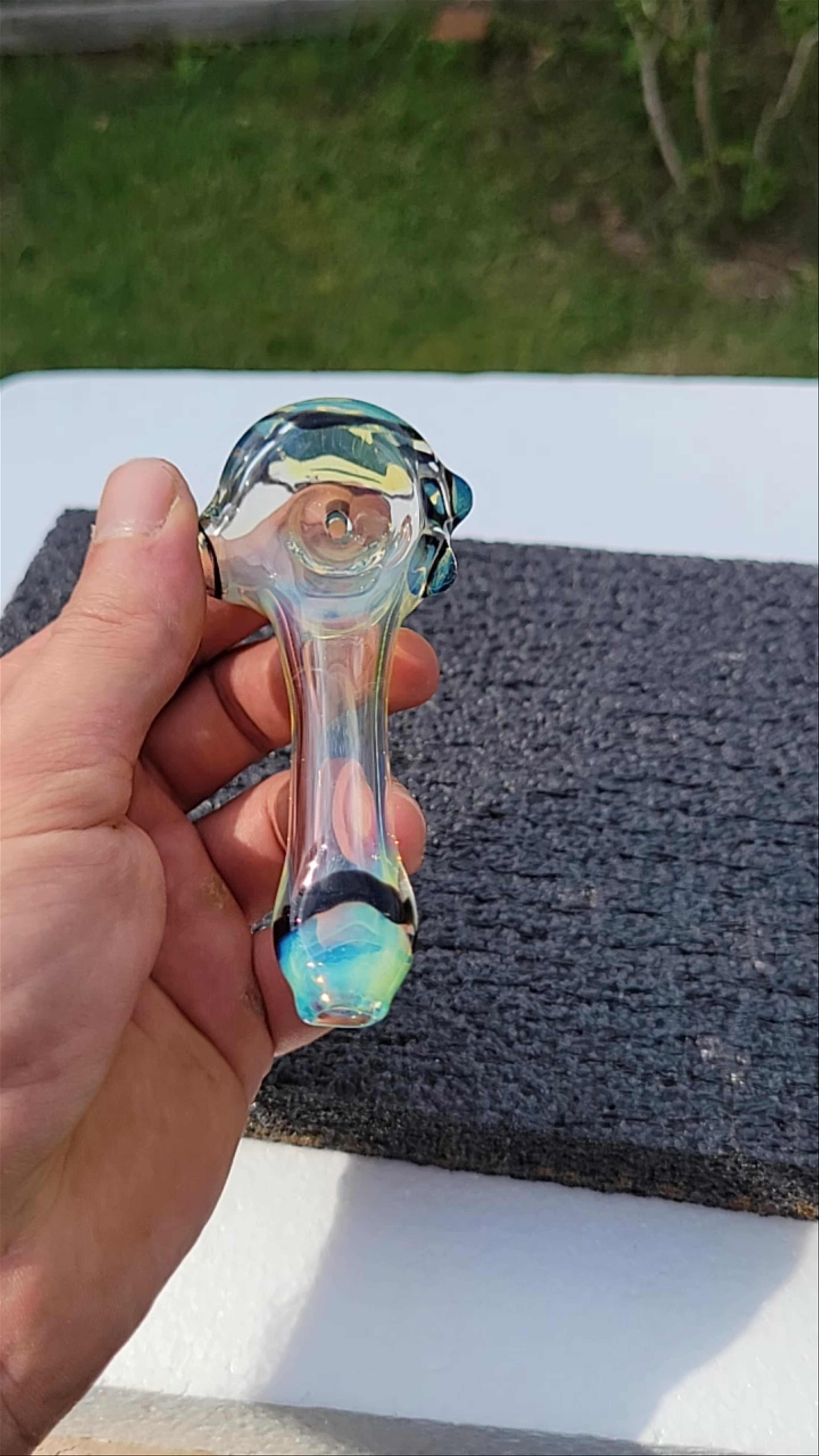 Preview pic of Titan,  galaxy and silver fume spoon