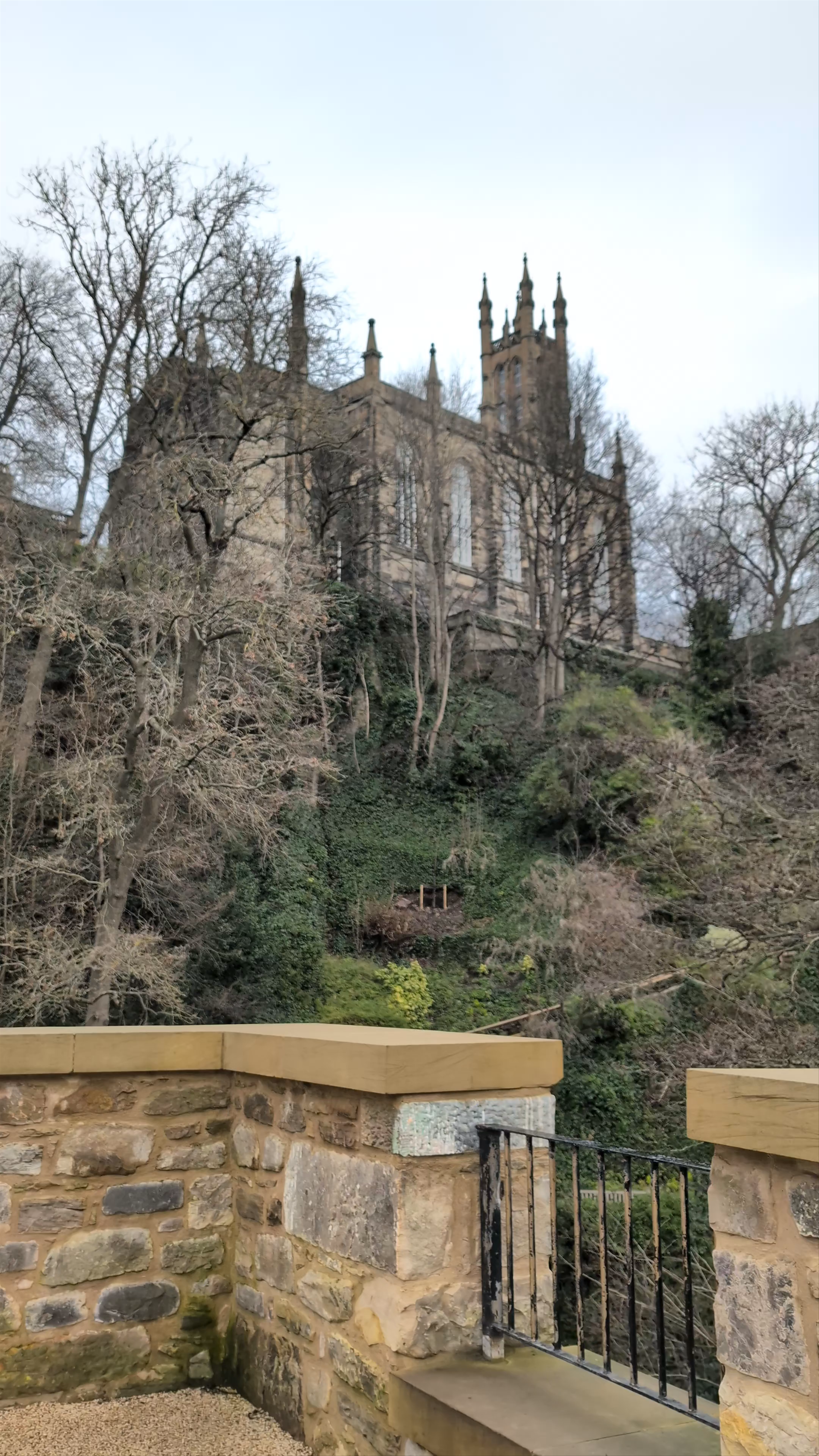 Scenic Viewpoint at Dean Village Bridge, Edinburgh