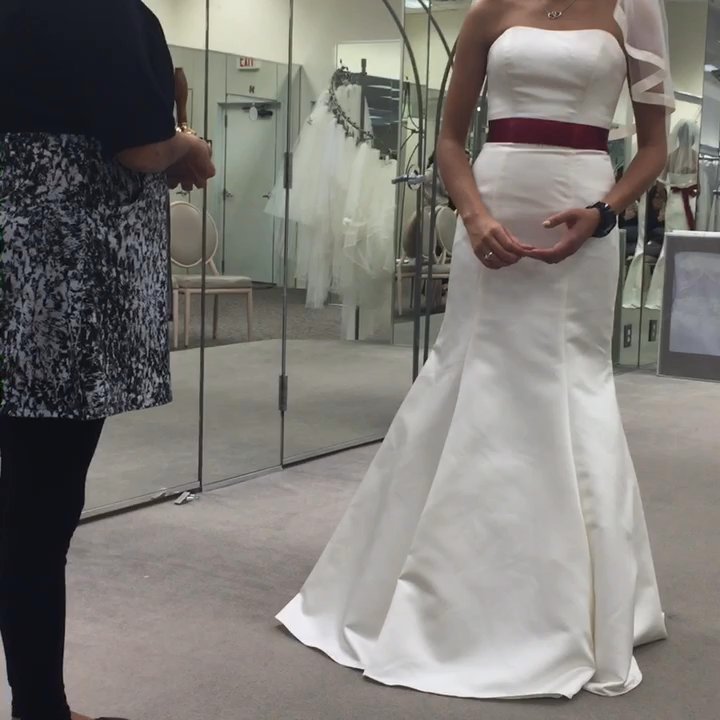 David's Bridal - This is the woman to STAY AWAY FROM!!!!  After I paid this is when she tried to smile but the evil came out again!!! - Bridal Near Me - Austin, Texas
