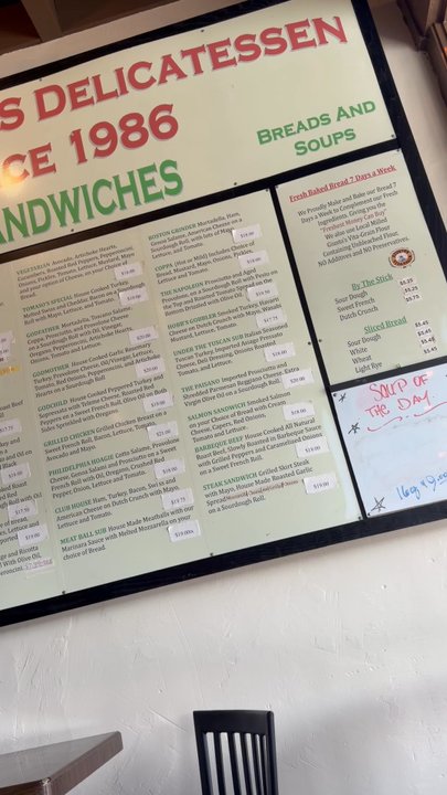 Colombo's Delicatessen - So good! We got the godfather and the Steak Sandwich. And a side of pickle! - Delis Near Me - Pacifica, California