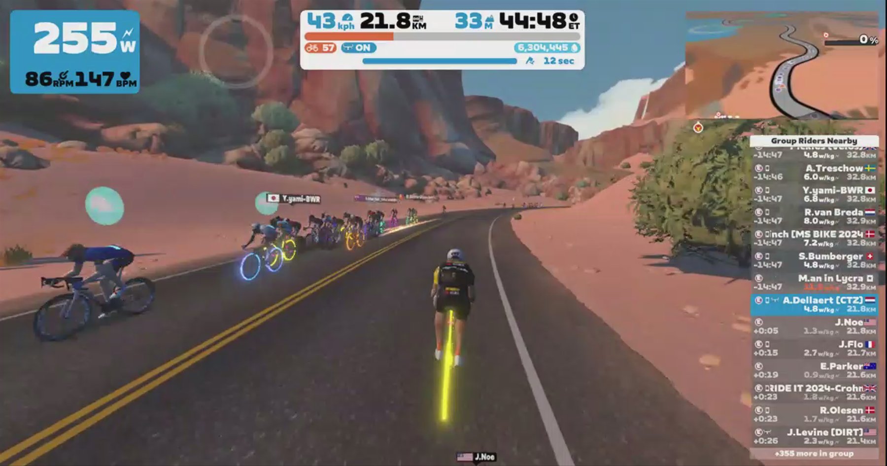 Zwift - Group Ride: The XP Express on Tempus Fugit in Watopia
