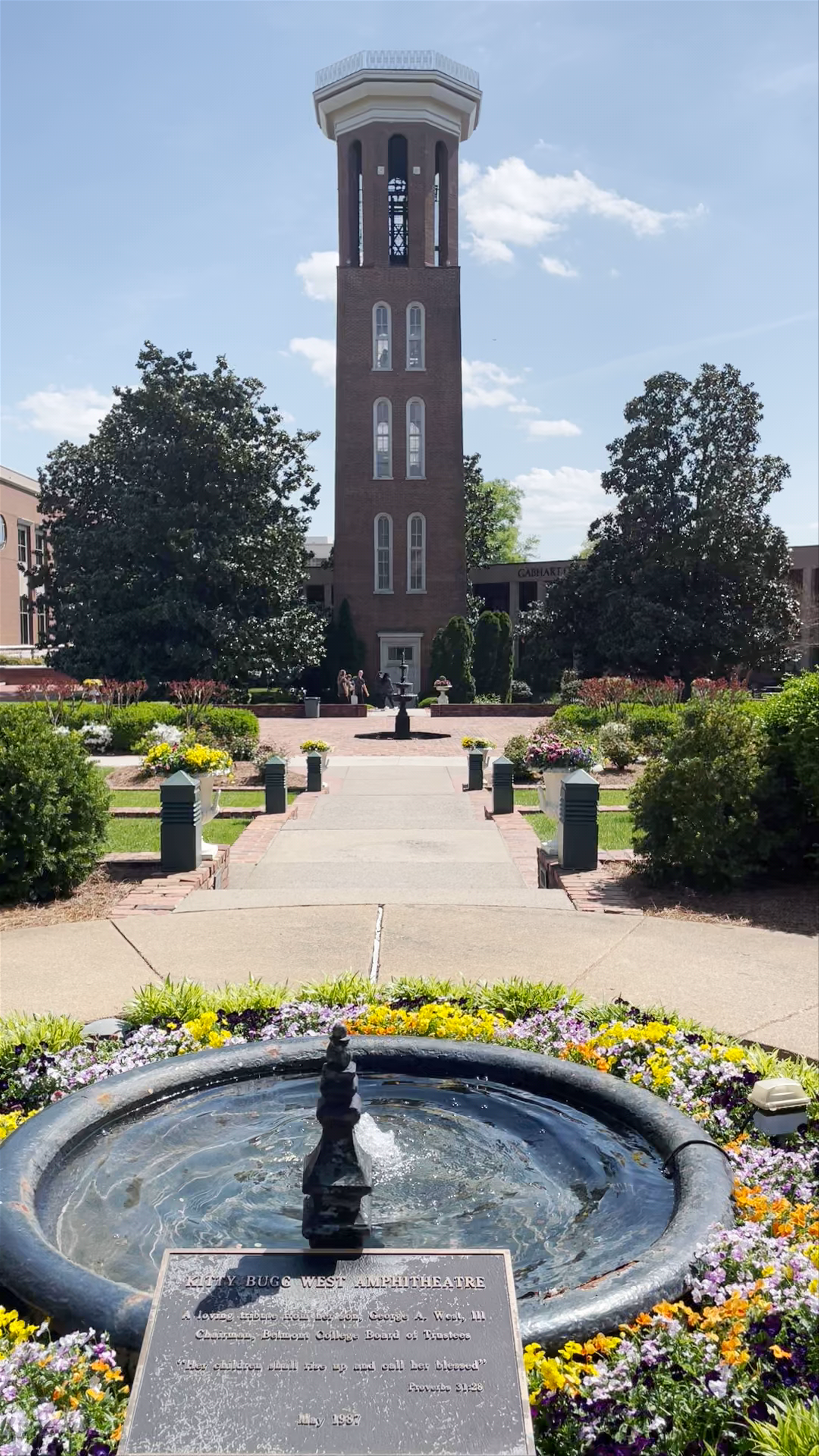 Belmont Mansion Grounds & Historic Bell Tower in Nashville