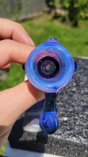 Preview pic of Flower slide blue stardust and purple lilac
