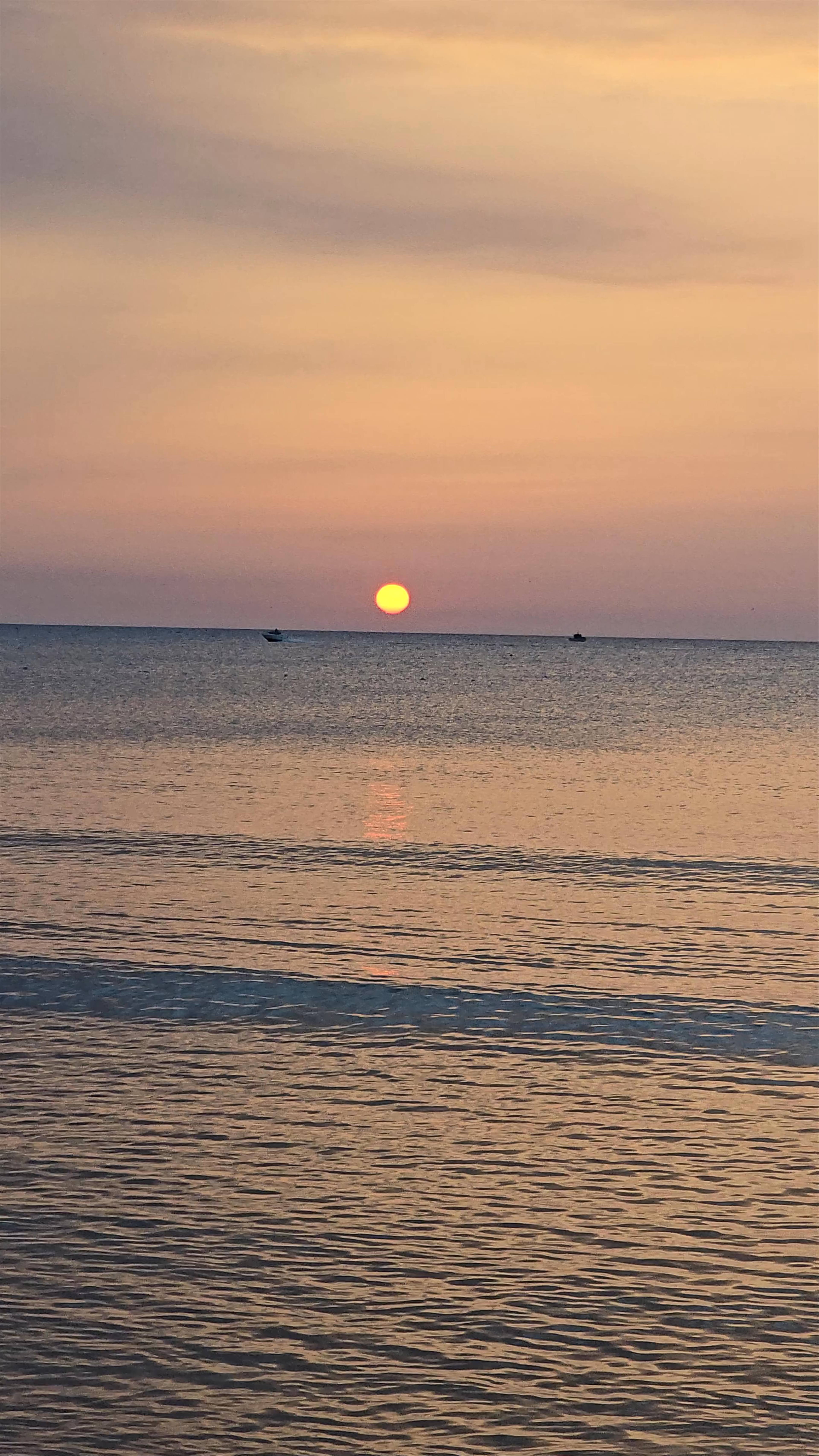 Serene Sunset Over the Ionian Sea — Afrobar Catania, Sicilia