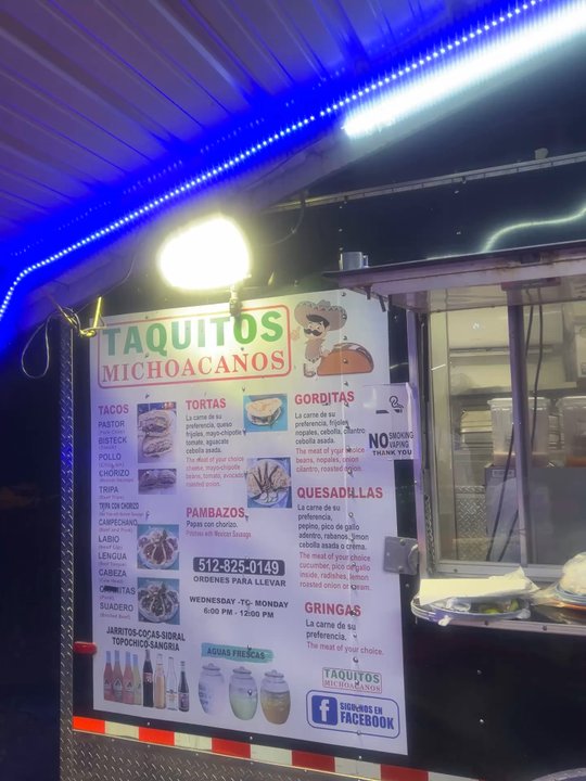 Autenticos Michoacanos - Menu - Mexican Near Me - Austin, Texas