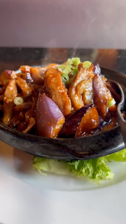 Pepper Asian Bistro - Pork Eggplant with Garlic Sauce - Asian Fusion Near Me - Denver, Colorado