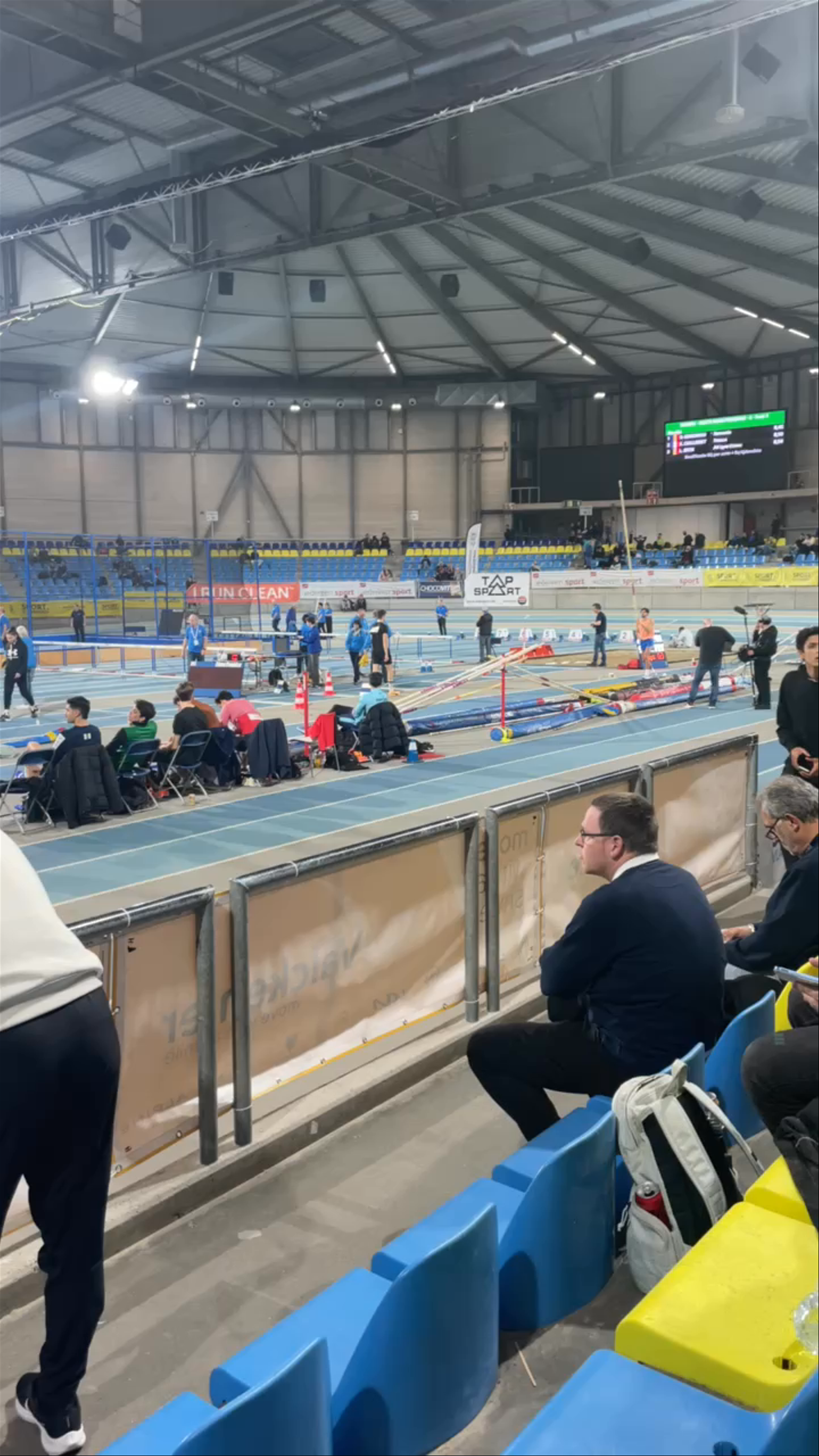 Indoor Track and Field Competition at Topsporthal Gent, Belgium