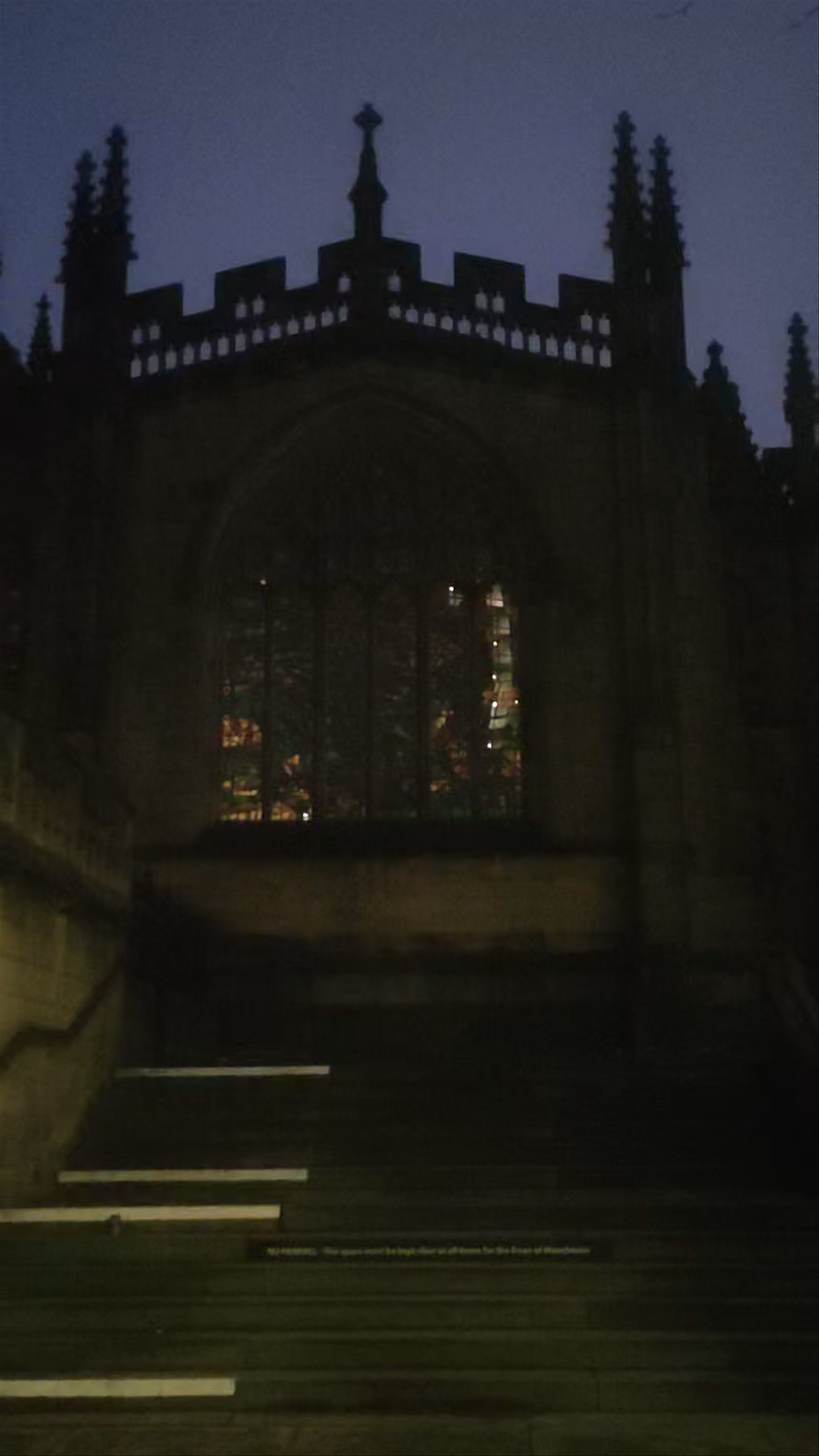 Manchester Cathedral: Gothic Majesty at Twilight