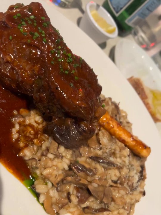 PAZZA - Lamb shank with mushroom risotto and chicken milanese - Pizza Near Me - Franklin Lakes, New Jersey