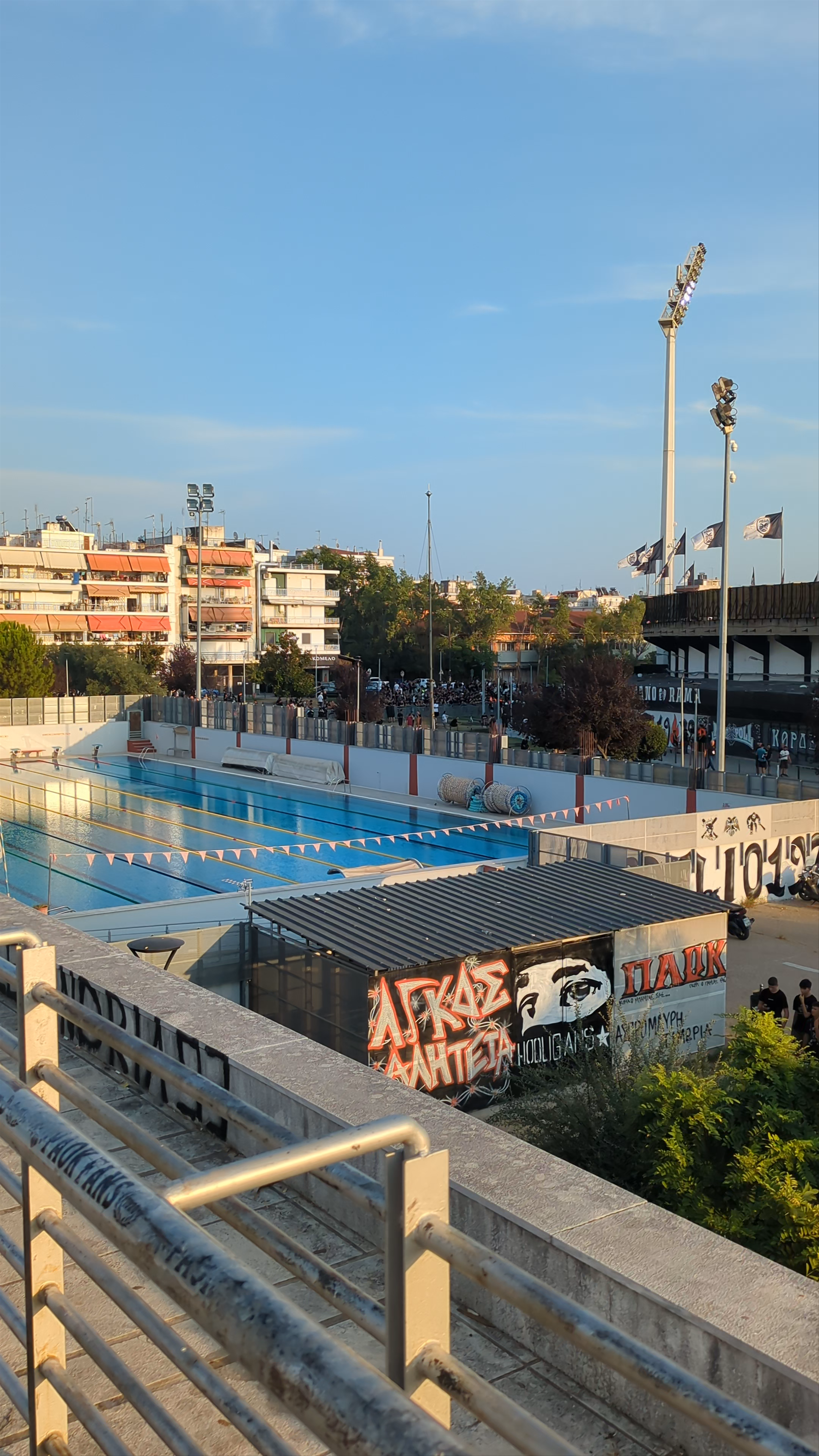 Γήπεδο Τούμπας: Sunset Vibes at Thessaloniki's Iconic Football Stadium