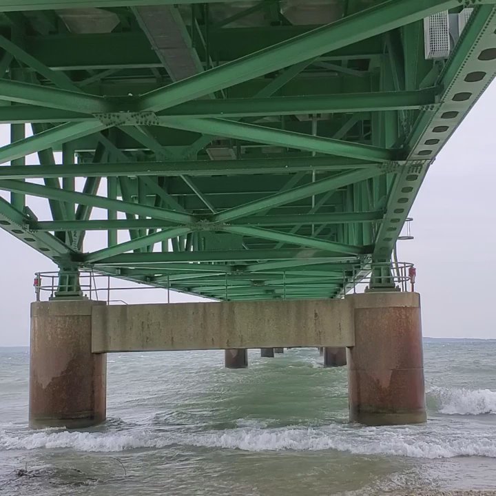Old Mackinac Point Lighthouse - A quick "Wind Video" before it rains under the bridge entrance Mack City. What an AWESOME thrill experience. 10/21/2019 - Landmarks & Historical Buildings Near Me - Mackinaw City, Michigan
