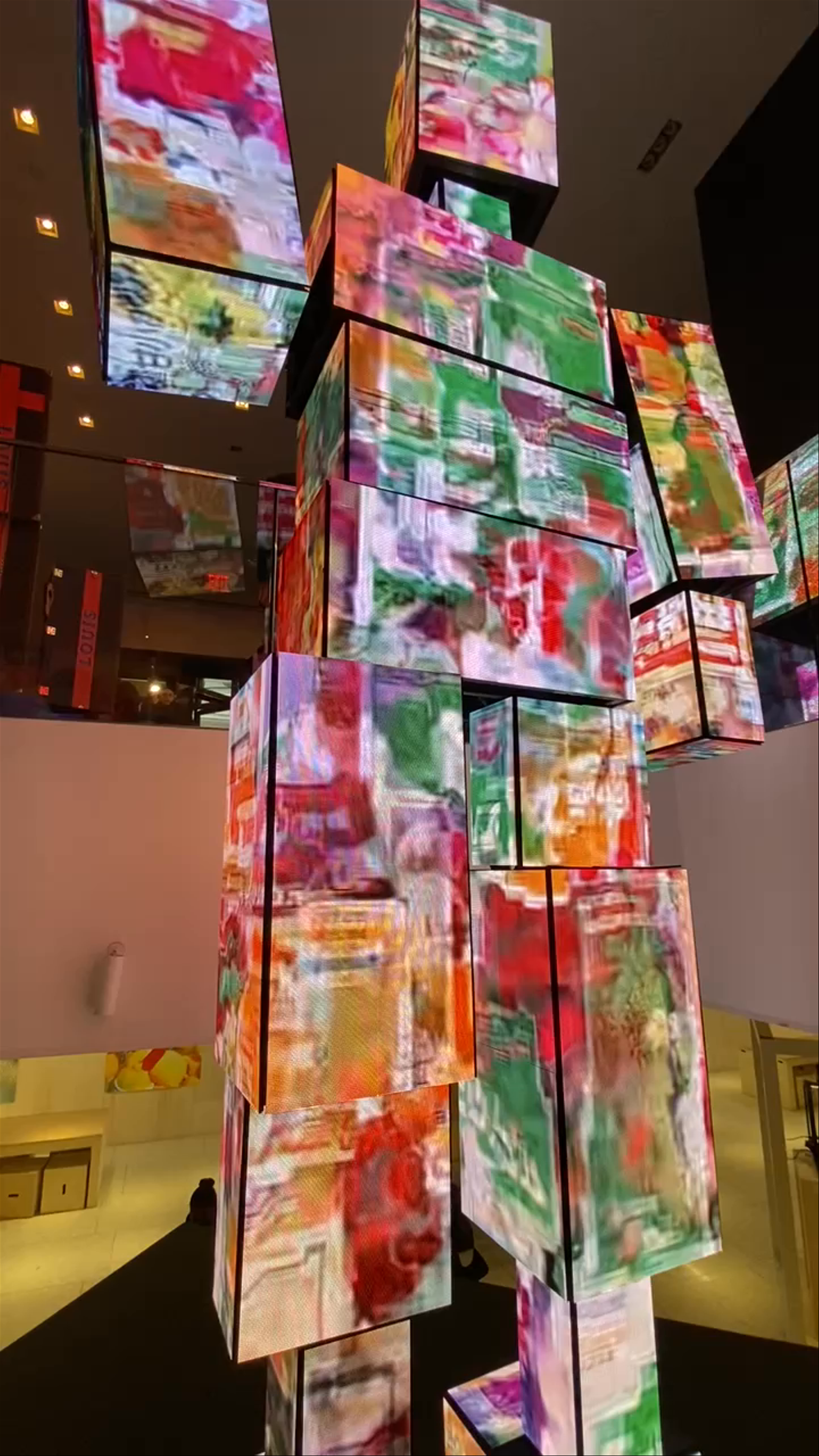 Immersive Digital Art Installation at Louis Vuitton, New York