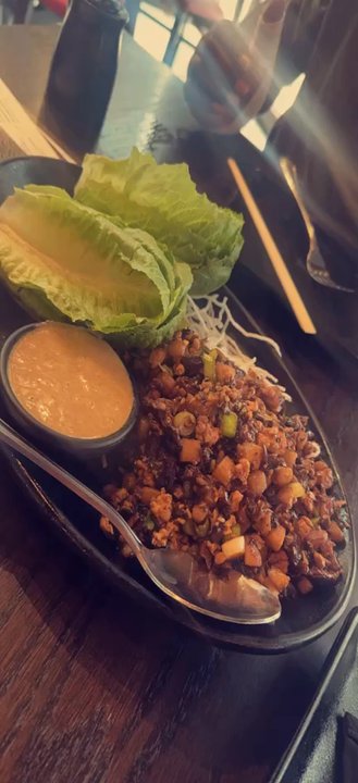 P.F. Chang's - Lettuce wraps sesame chicken with lomein - Chinese Near Me - Birmingham, Alabama