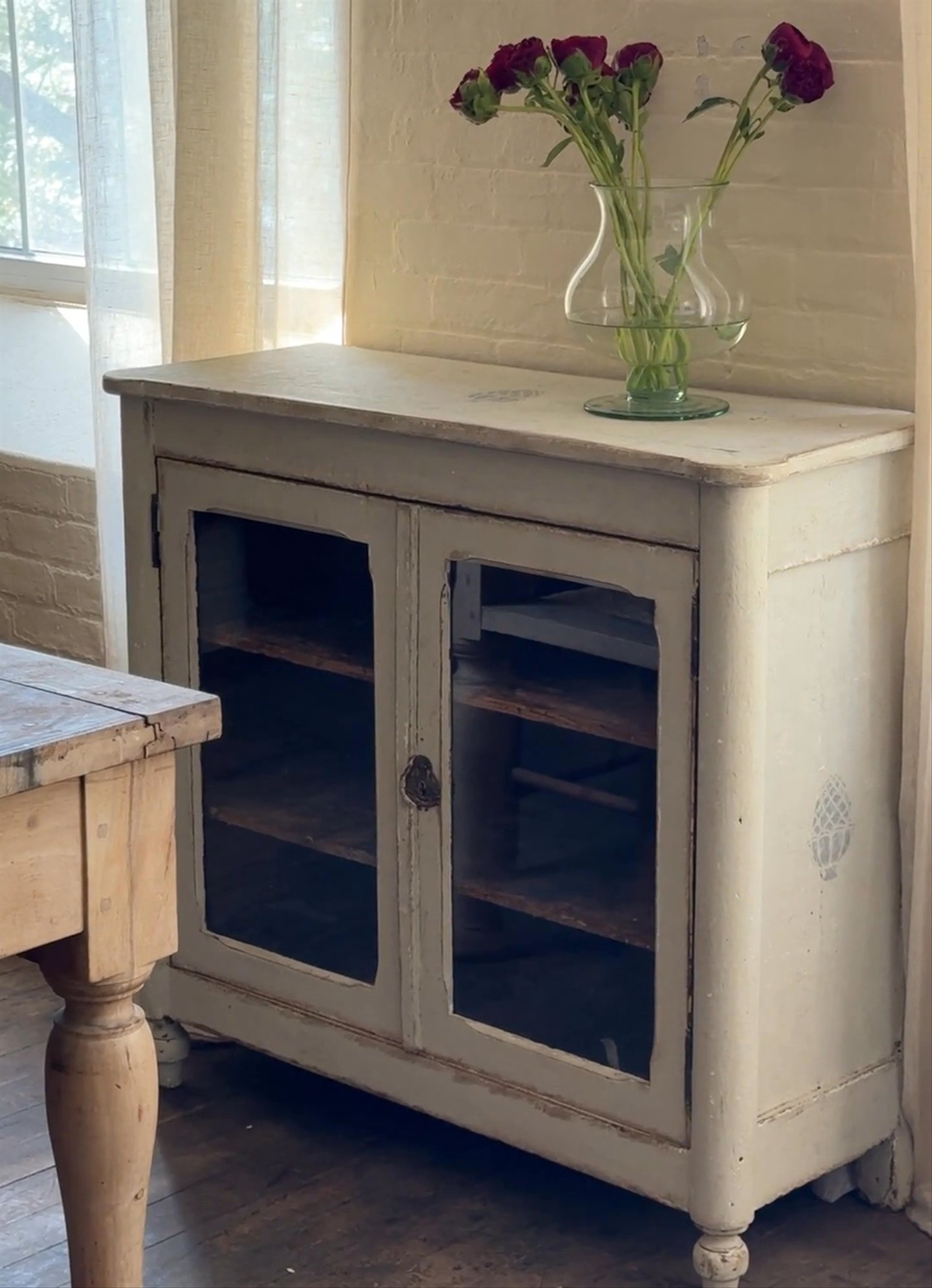 French Painted Cabinet