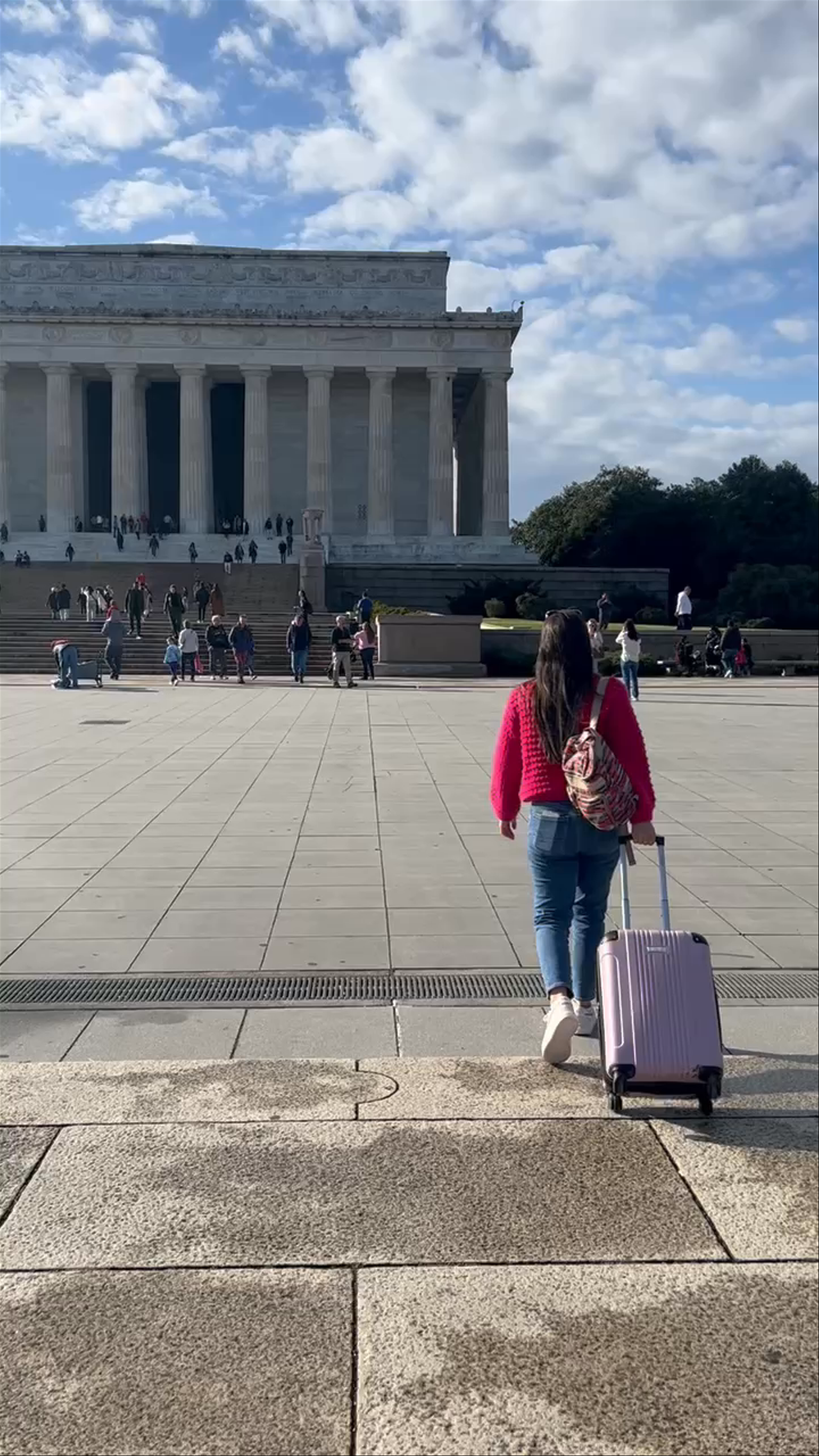 Visiting the Lincoln Memorial in Washington, DC