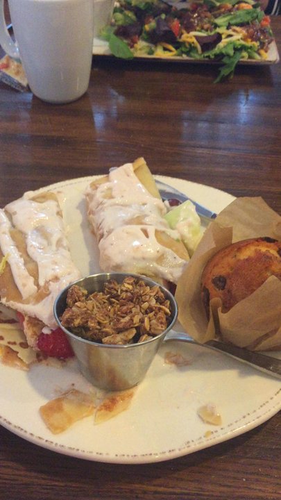 First Watch - My crapes my muffin and granola and fruit very very yummy - Breakfast & Brunch Near Me - Naples, Florida