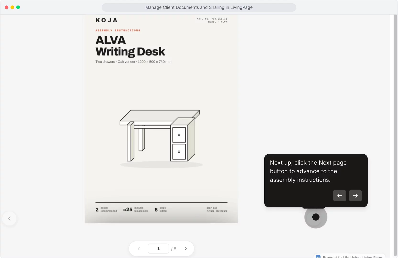 Living Page — turn any PDF into a living page image 1