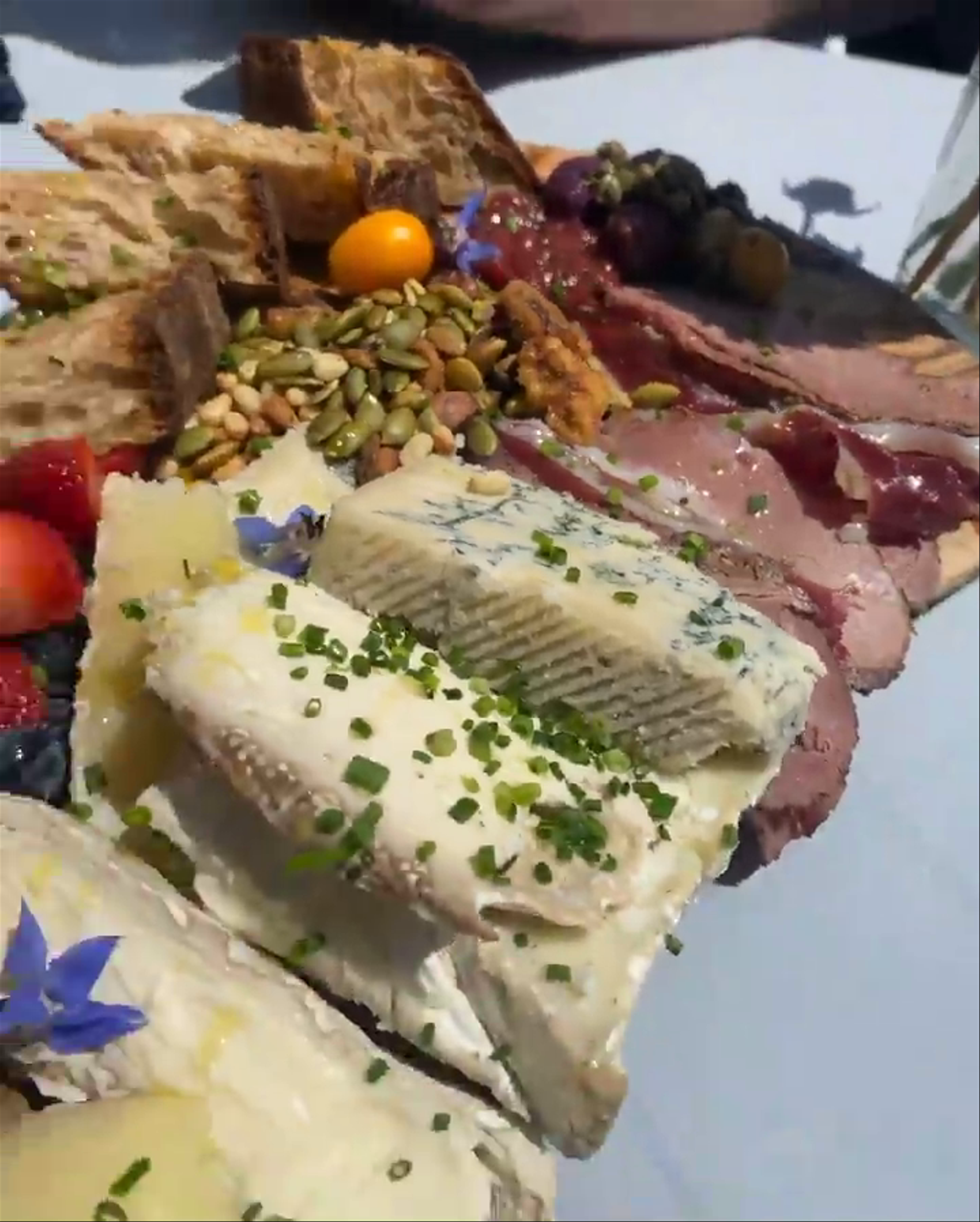 Farmers Charcuterie Board dish at Papille Gustative in Santa Monica